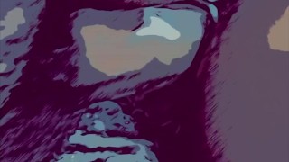 Horny Cartoon cock quickie while everyone’s watching a movie downstairs🤫🤭