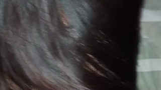 Me puse lenceria para mi amante mientras mi esposo trabaja