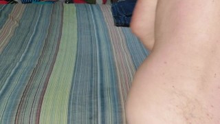 Dodgecharger showing ass with dildo