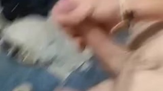 Twink home alone after college. Just messing around.