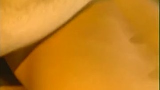 Busty slut aroused in her hairy pussy by a big cock