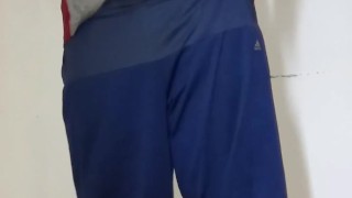 Big Dick on Gym pants Masturbation
