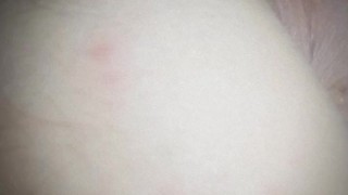 A beautiful anus reacts to a handjob of a dick!