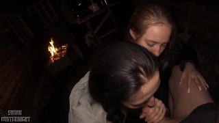 Homeless Girls Blow Me Near the Fire on a Cold Night