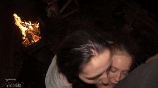 Homeless Girls Blow Me Near the Fire on a Cold Night