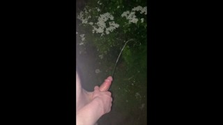 Pulled up in lay-by desperate to wank big cock and piss