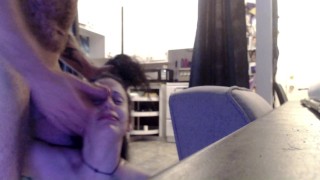 Submissive teen Violette Black enjoy hard doggystyle fuck and deepthroat