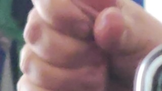 Jack off time with toy