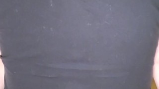 Riding a big dildo with cumshot