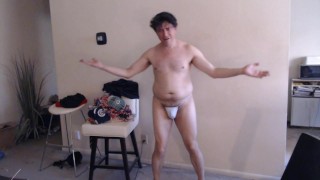 Man in Just a Thong! Wanna Lick!