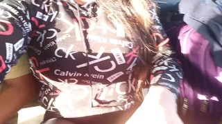 I DID IT ON THE BUS WITH A MAN I JUST MET!! REAL HOMEMADE PORN