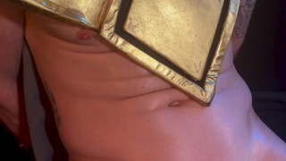 Guy 30 - Tied Up, Blindfolded, Leaking Precum and Edged to a MASSIVE LOAD ALL OVER HIS FACE