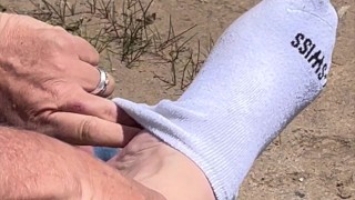 Squish Feet in Mud and Wiggle Toes