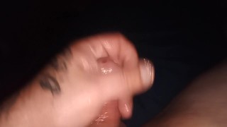 jerkin my thick dick