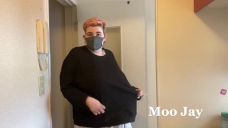 POV your slutty roommate strips in front of you