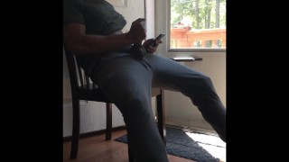 Bating and watching the neighbor