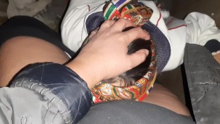 A blindfolded stranger sucked my clitoris to orgasm (with spitting) - IkaSmokS