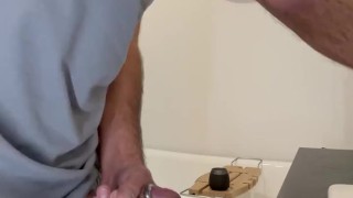 Cock weight and ball stretcher - Huge load