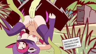 Having SEX with League of Legends GIRLS and cumming inside them