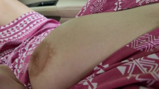 Virgin Guy Picked Me and I Let Him touch My Pussy and Boobs in His Car