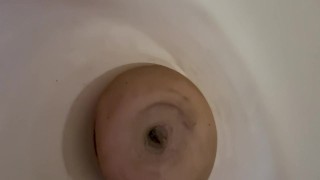 Quick fuck mouth fleshlight - inside view - diep cumming