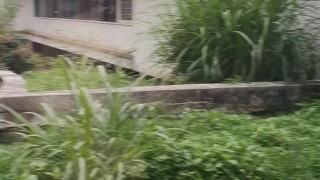 Riding street naked big dick public