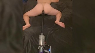 Huge ass bubble butt guy fucks with vacuum cleaner