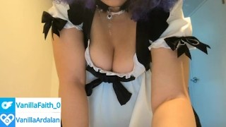 THICC SEXY HOT ANIME GIRL MAID VANILLA FAITH