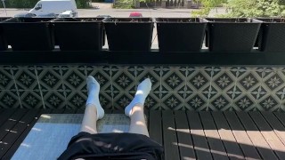 Giving my neighbors a show