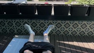 Giving my neighbors a show