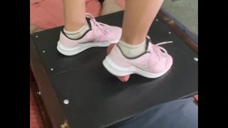 CBT in my pink Nike trainers.