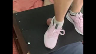 CBT in my pink Nike trainers.