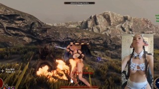 🤍Cute Cow Girl Plays Sexy Succubus Game 🐮 Time To Milk The Enemy And Claim My Prize ⚔️😈