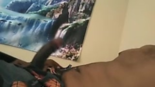 Stocky black boy waiting for you