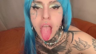 Ahegao otaku girl masturbacion POV Melissa Rabbit