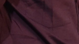 Stud man masturbates and cums after work