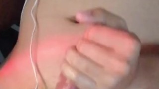 [SURROUNDING MOAN] Young Asian Student masturbate for broadcast show and cummed