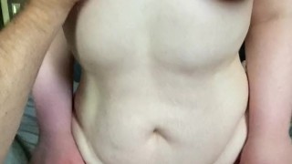Girlfriend rides huge dick