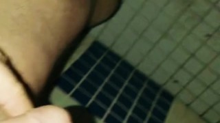 Double Checking Myself For Wood Ticks At The Camp Shower After A Day Of Off Roading ft: piss on feet