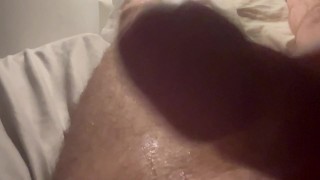 Stroking my big dick