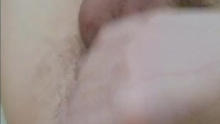 Gay teen edges and cums on his stomach