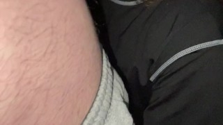 We didn't get to the room and had sex on the stairs