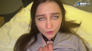 Fucked her while she was Ovulating and made her Eat the Cum