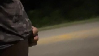 Just going for a walk with My dick out with a Boner