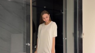 Transparent clothes dry vs wet