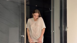 Transparent clothes dry vs wet