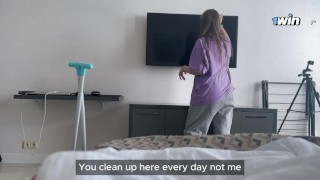 I paid the maid at the hotel for sex