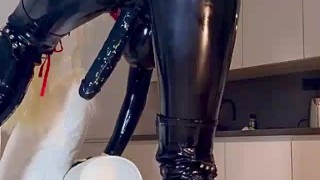 HeavyRubberDom Mask PEGGING POV JOI Slavena Tall
