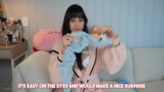 How See Through is It? Super Sheer Blue Lingerie Try on Haul with Elixir Elf