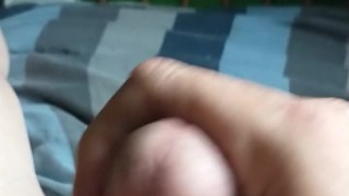 Playing with my little cock